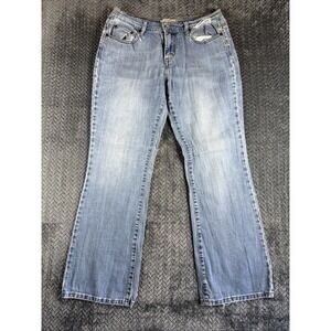 Levi's 515 Bootcut Size 10 Short‎ Jeans Quality Denim Classic Faded Wash